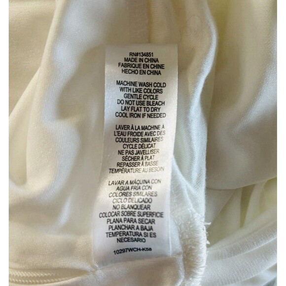 WAYF White Criss Cross Sleeveless Bodysuit Nordstrom Designer Size Small New - Picture 5 of 7